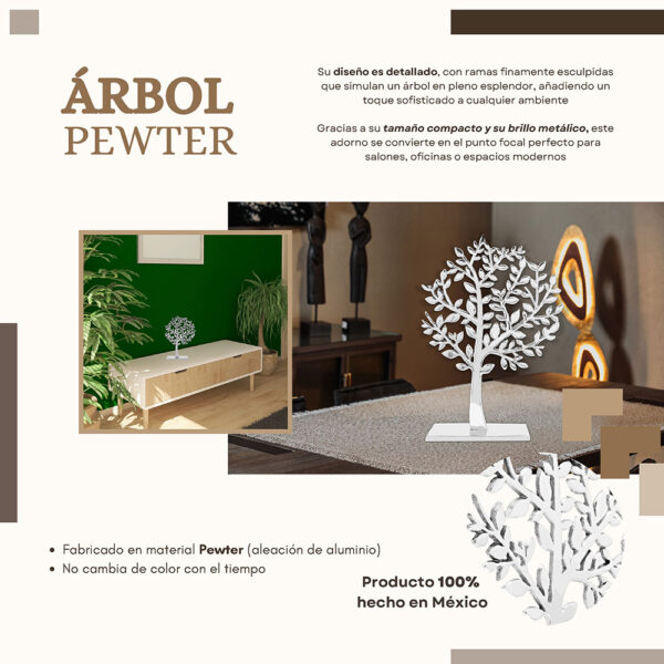 Escultura árbol de la Vida de 40 cm - Imagen 6