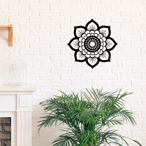 Mandala de metal decoración de pared para el hogar en interiores o exteriores - Imagen 7