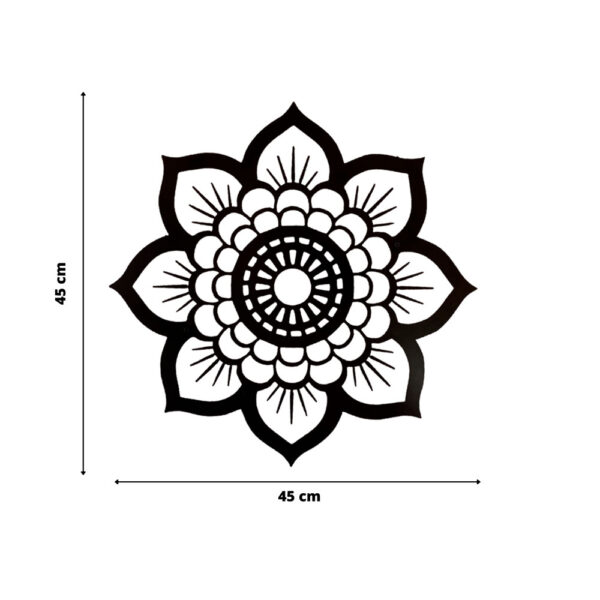 Mandala de metal decoración de pared para el hogar en interiores o exteriores - Imagen 4