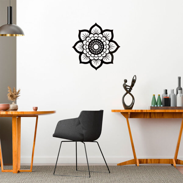 Mandala de metal decoración de pared para el hogar en interiores o exteriores - Imagen 6