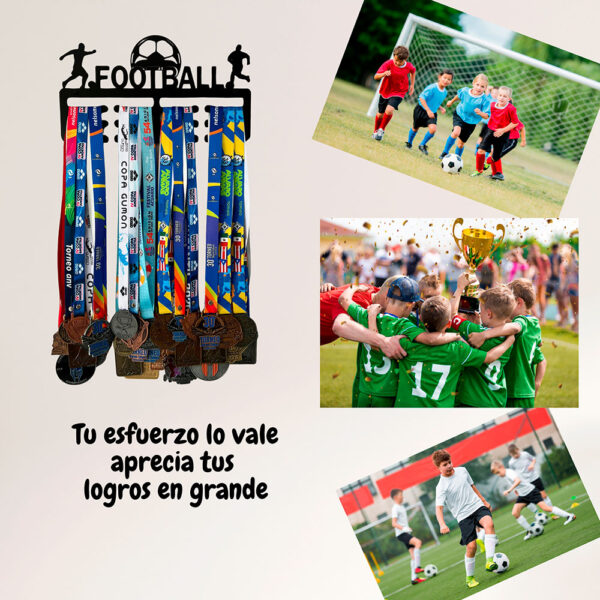 Medallero de Football Soccer para Pared - Imagen 4