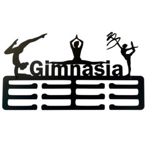 Medallero de Gimnasia para Pared Color Negro