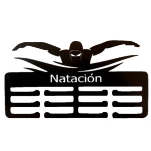 Medallero de natación para Pared Color Negro