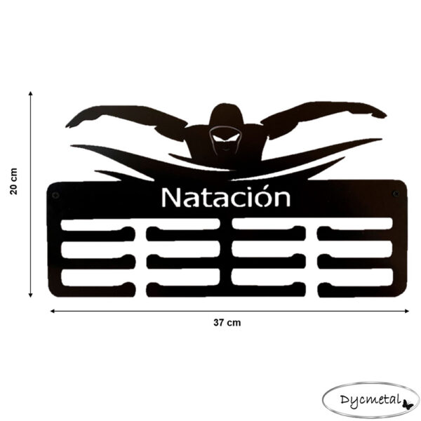Medallero de natación para Pared Color Negro - Imagen 3