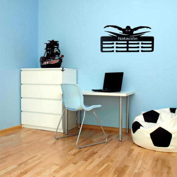 Medallero de natación para Pared Color Negro - Imagen 7