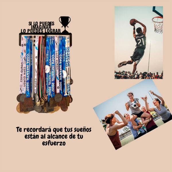 Medallero para Pared Color Negro - Imagen 2