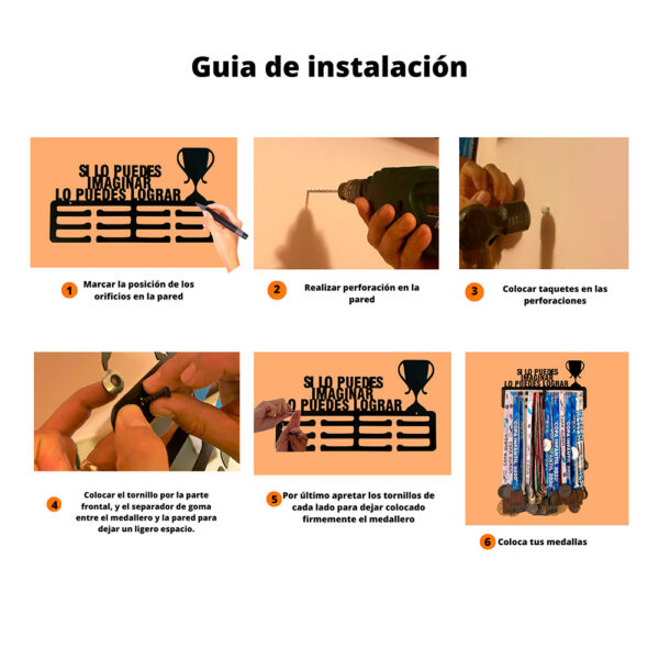 Medallero para Pared Color Negro - Imagen 6